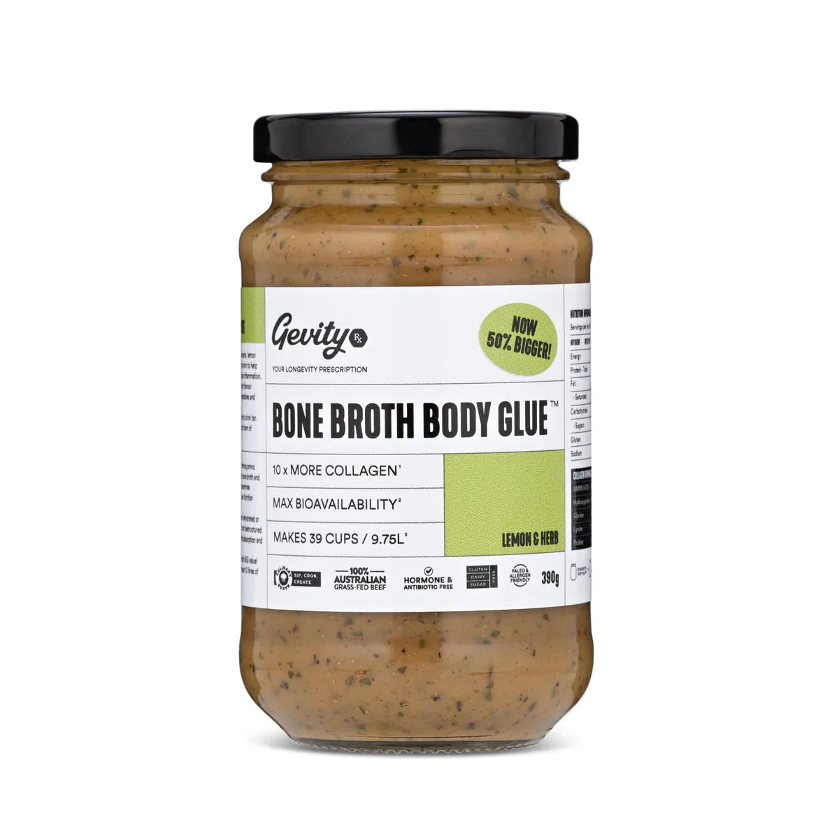 Gevity Bone Broth - Lemon & Herb