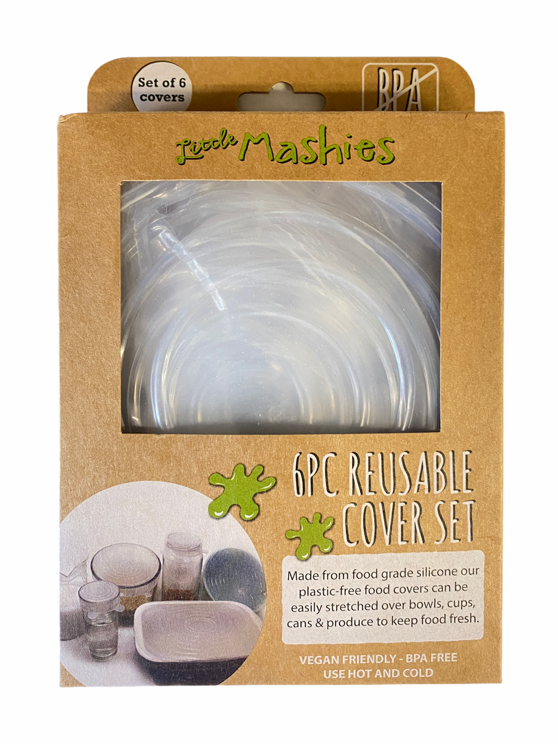 Little Mashies Standard Bowl Covers 6 Pack