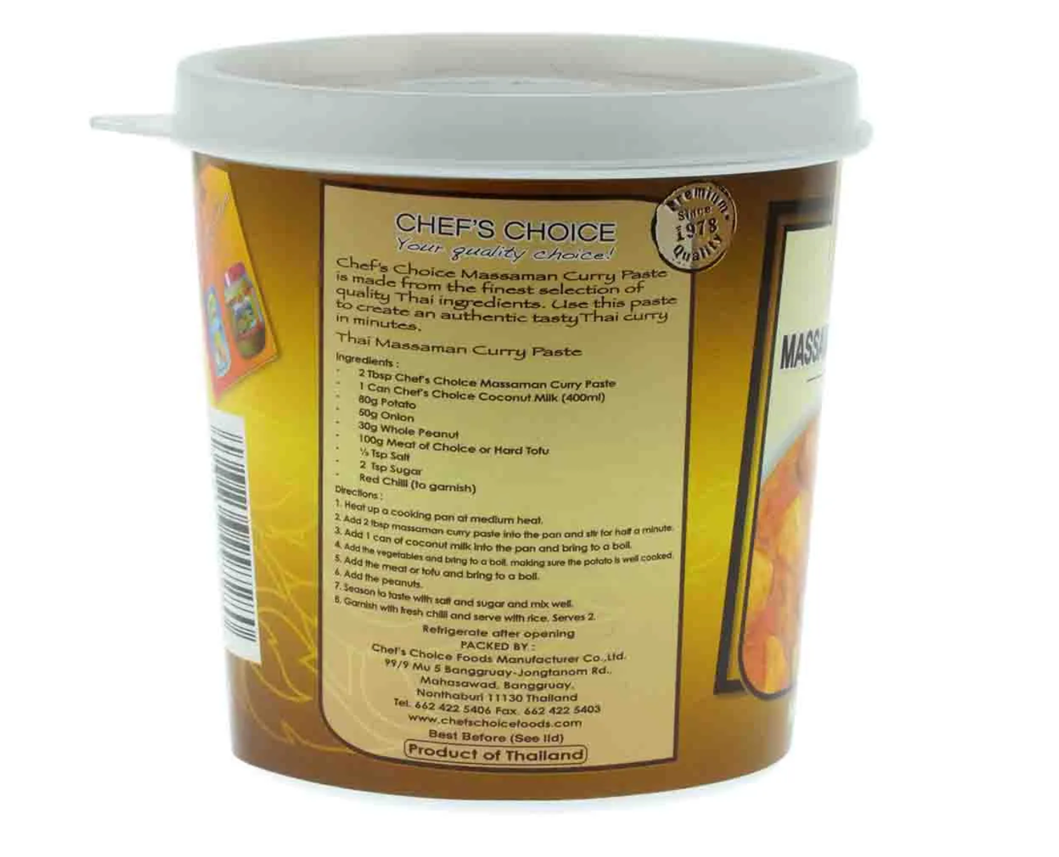 Chef's Choice - Mussaman Curry Paste 400g - Pantree