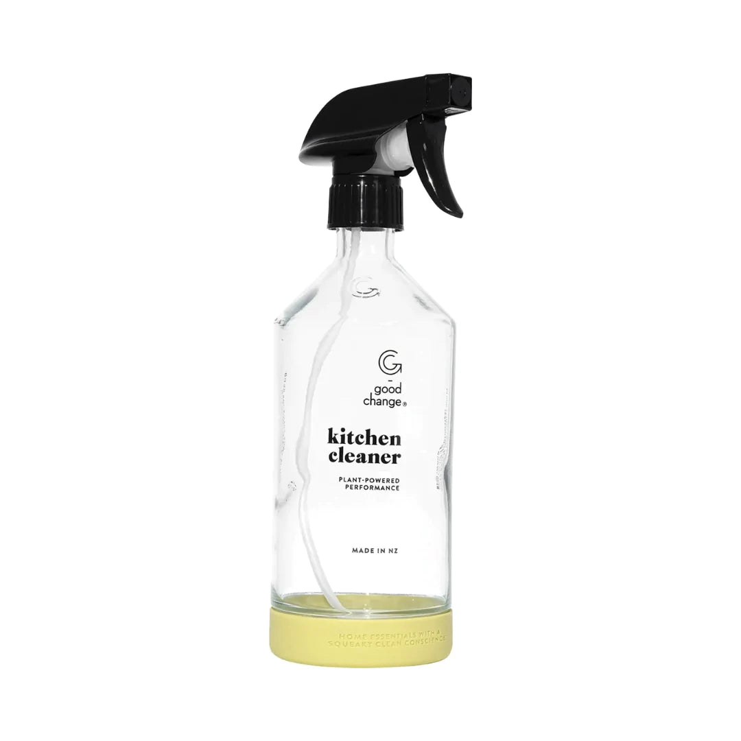 Kitchen Cleaner Glass Bottle with Spray Trigger 500ml - Good Change