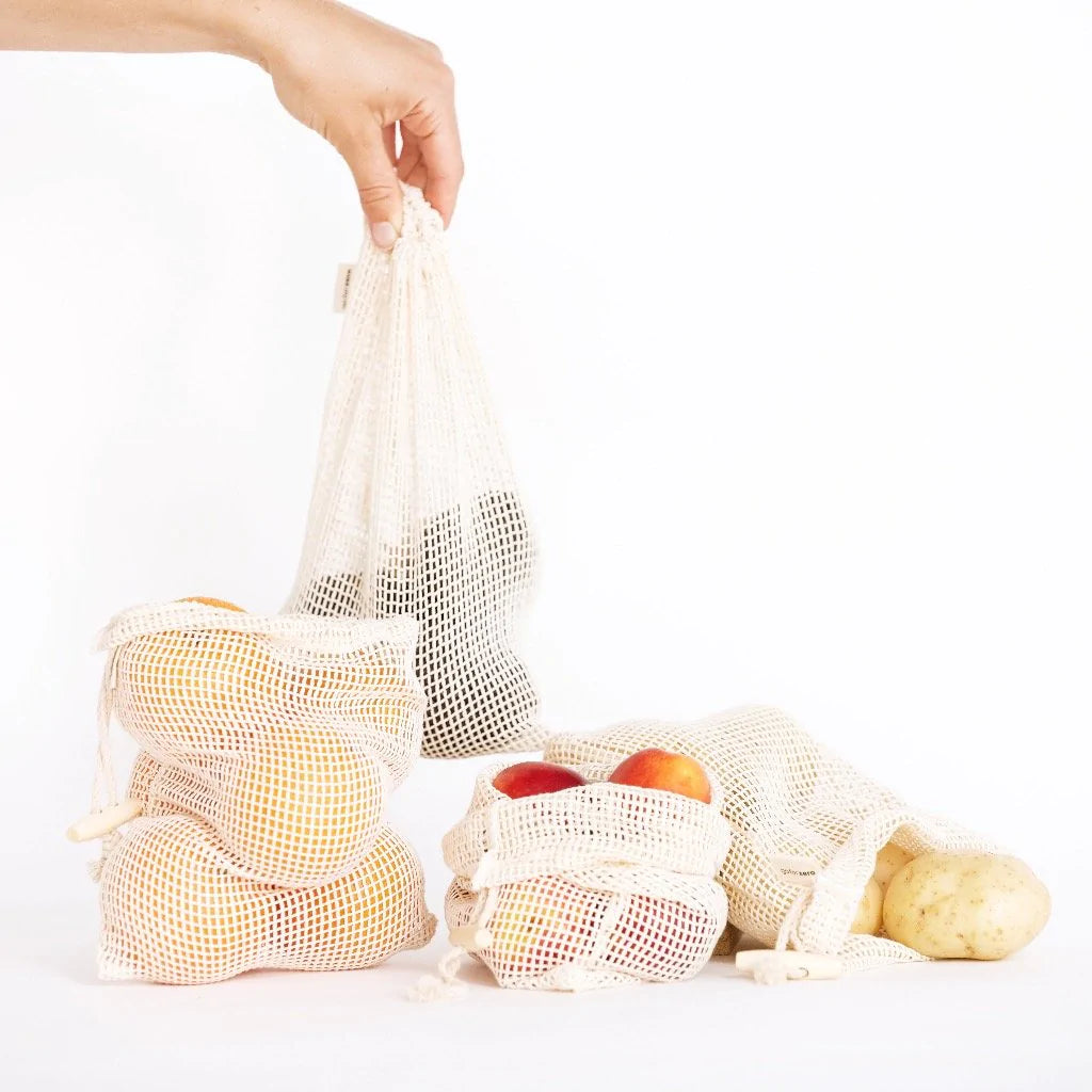 Go for Zero - Organic Net Produce Bags 5 Pack
