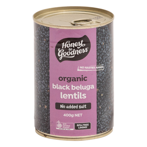 Black Lentils 400ml - Organic